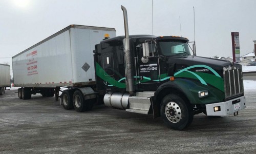 One of Derek Browns new training trucks.